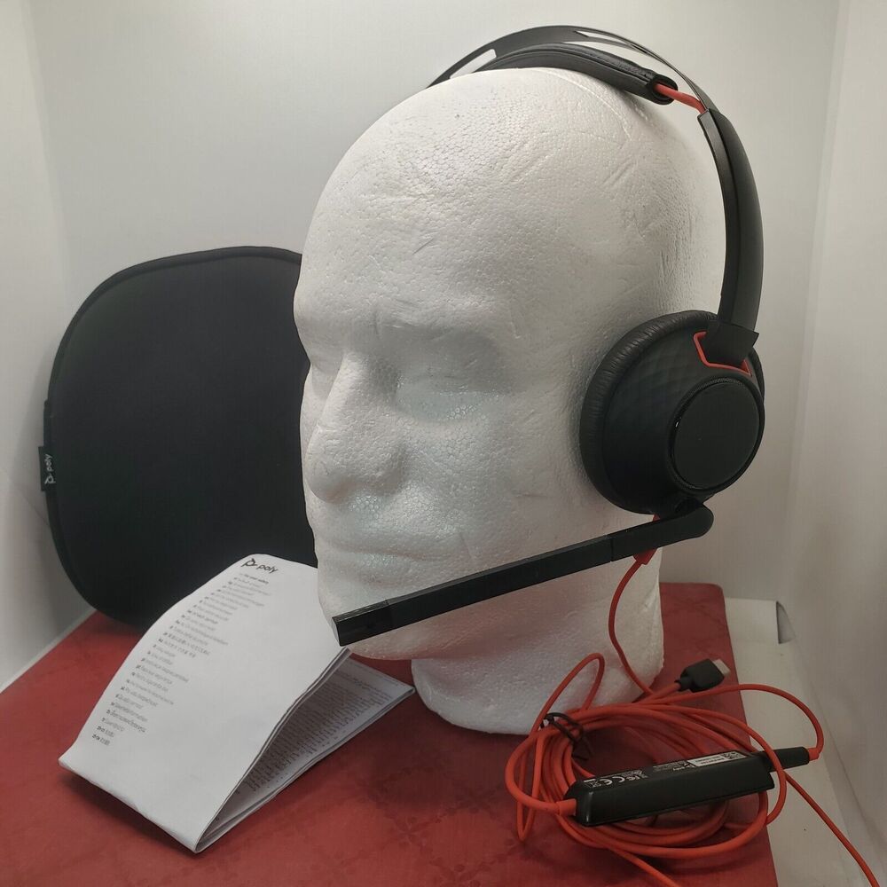 Plantronics Poly-Blackwire 5220 USB-C Headset - Wired Sanitized